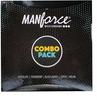 Комбо Manforce, Смазанные ароматизированные презервативы для мужчин | 60 шт | Шоколад, Клубника, Черный виноград, Дыня и Мята | № 1 в Индии. 1* Марка презервативов для