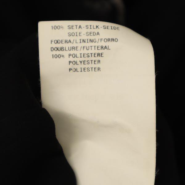 Armani Collezioni Шелковая майка 44 Серия Черный Крой и шитье Застежка-молния сзади Женская Б/у