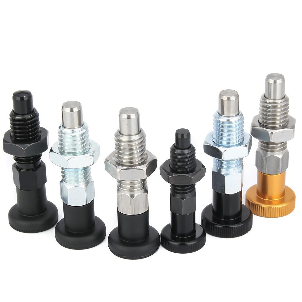 M6/M8/M10/M12 Bolt Multifunction Spring Stop Indexing Pin Self Locking Reset Type Knob Plunger Indexing Bolt Positioning Pin
