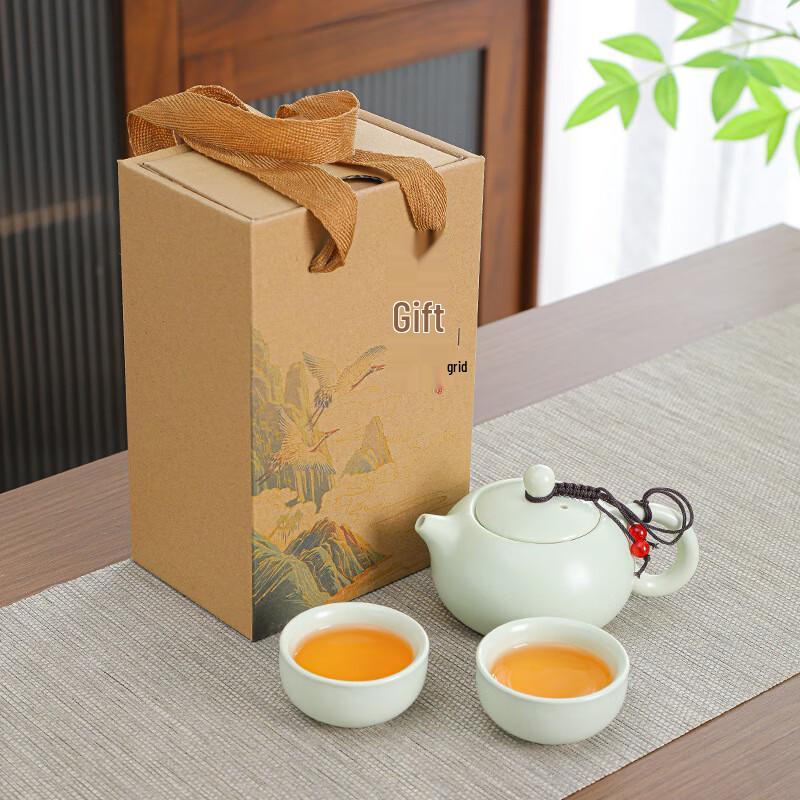 Portable Ceramic Kung Fu Travel Tea Set
