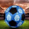 1PC OM poster size 5 soccer ball PrahaIndoor Soccer Ball Colorful All Ages Machine Stitched PVC Competition Ready Durable High-Bounce