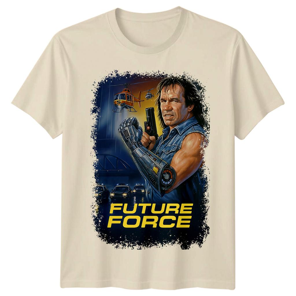 Future Force 1989 Movie Poster Inspired TShirt Retro 80s Tee