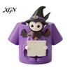 Halloween Desk Organizer Cute Witch Pen Holder, Resin Organizer, Makeup Brush Study Room Decor Cartoon Stationery Storage Container for Office School