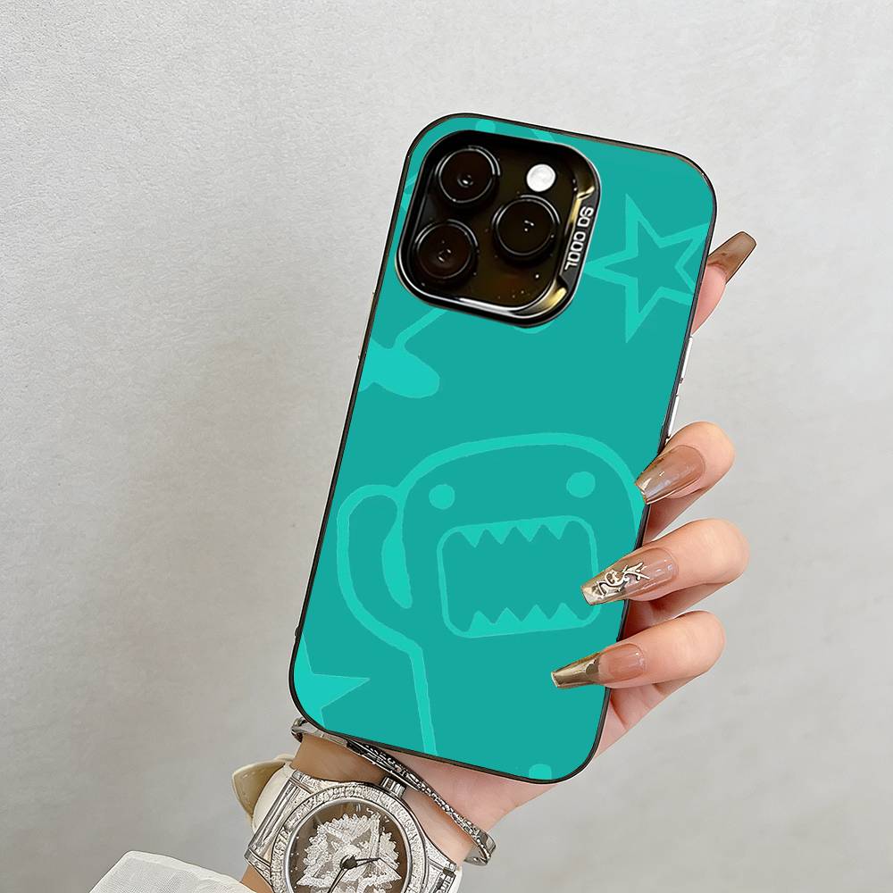 D-Domo-kun Япония Чехол для телефона Для iPhone 17,16,15,14,13,12,11 Plus,Pro Max,XS,Красочный Серебряный Чехол для телефона Funda Cover