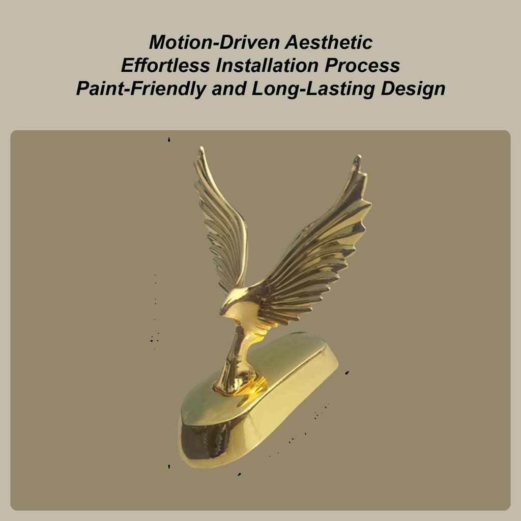 3D Эмблема Крыла Орла Декоративная Наклейка На Капот Автомобиля Металлическая Наклейка Украшение Орла на Передний Капот Автомобиля Защита от Солнца