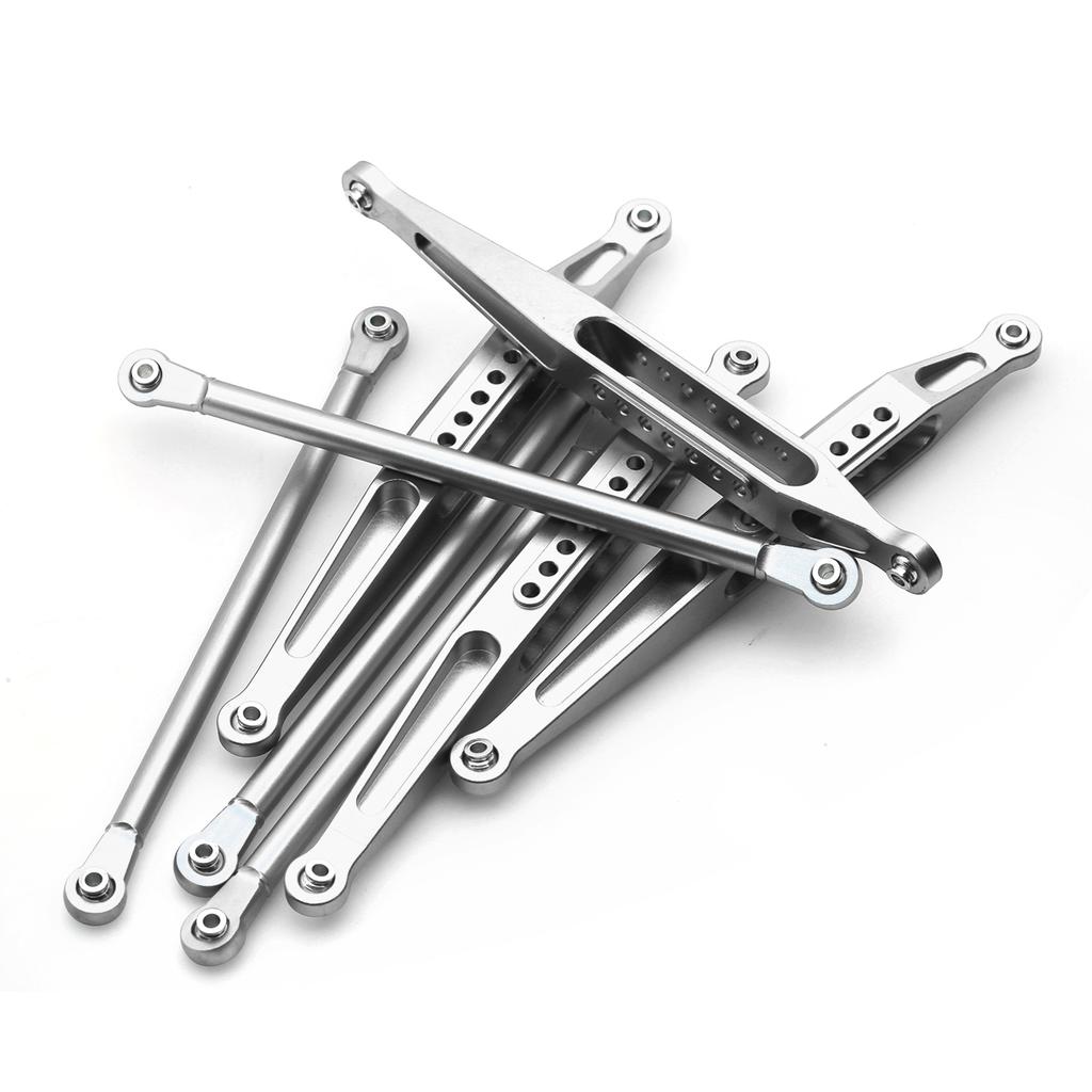Металлический комплект верхних и нижних звеньев шасси, 8 шт., замена для Losi LMT 4WD Solid Axle Monster Truck