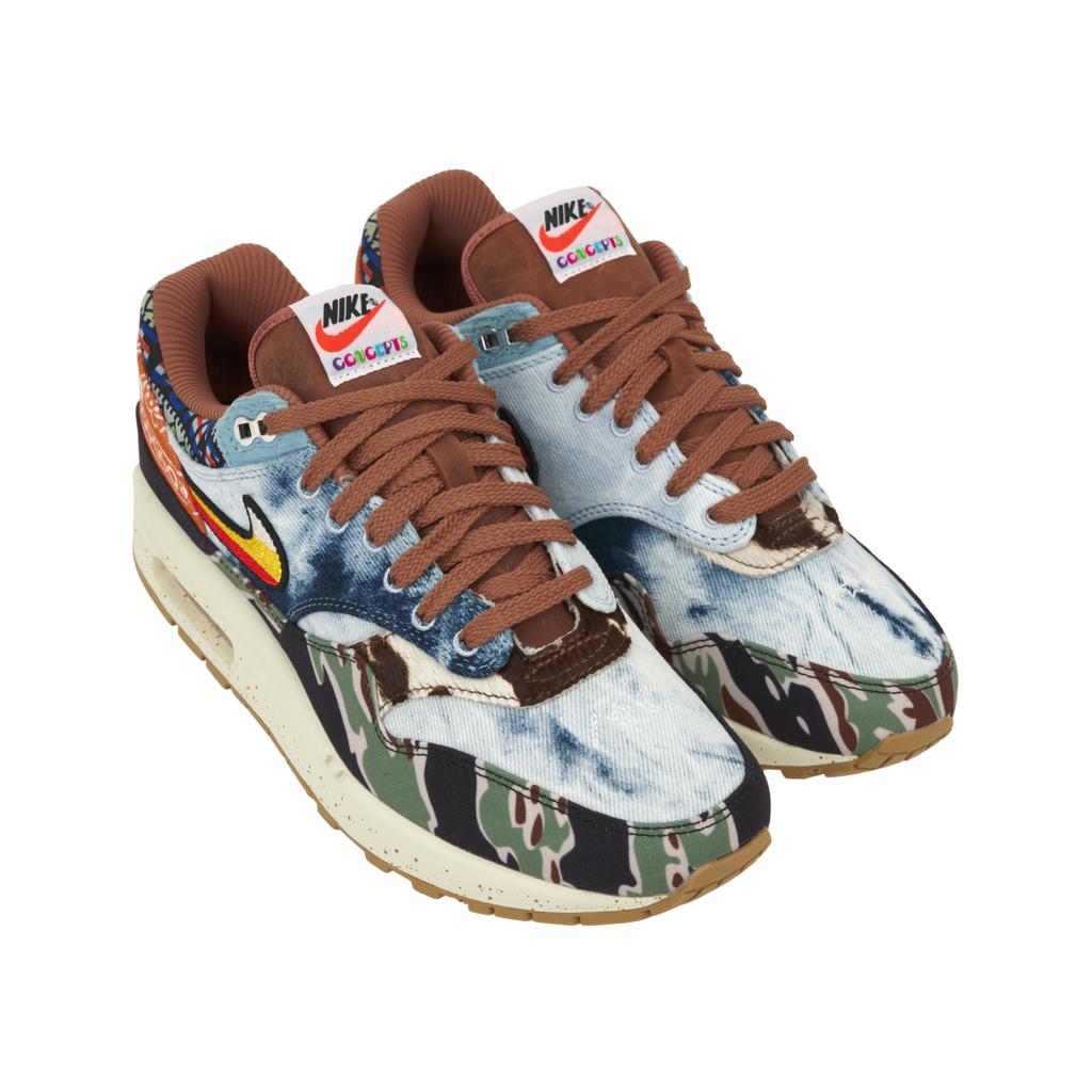 Concepts x Nike Air Max 1 SP Heavy Унисекс Кроссовки Мультиколор Дикий-Фиолетовый Парусный DN1803-900