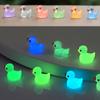 Micro-landscape Seven-color Luminous Yellow Duck Doll Ornaments Creative Cute Decorations Resin Ornaments