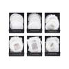 30Pcsbag Clear White Lace Pattern Stickers Retro Vintage Classic Pet Diy Journaling Album Diary Scrapbooking Collage Materials