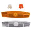 4pcs/set Bike Bicycle Spoke Reflector Safety Warning Light Safety Wheel Rim Reflective Lamp Mount Vintage Clip Tube Reflector