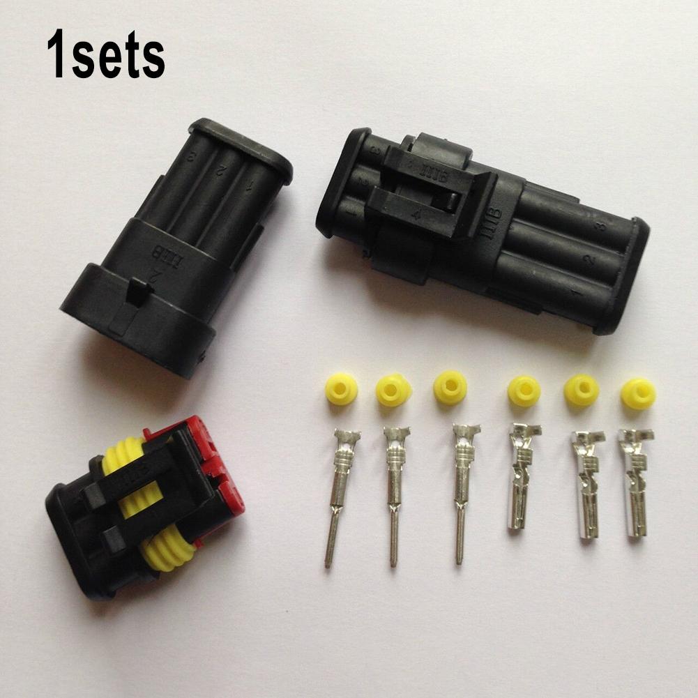 Plug Connectors 1/2/3/4/5/6 Pin 12A 600V Car Boat Kit