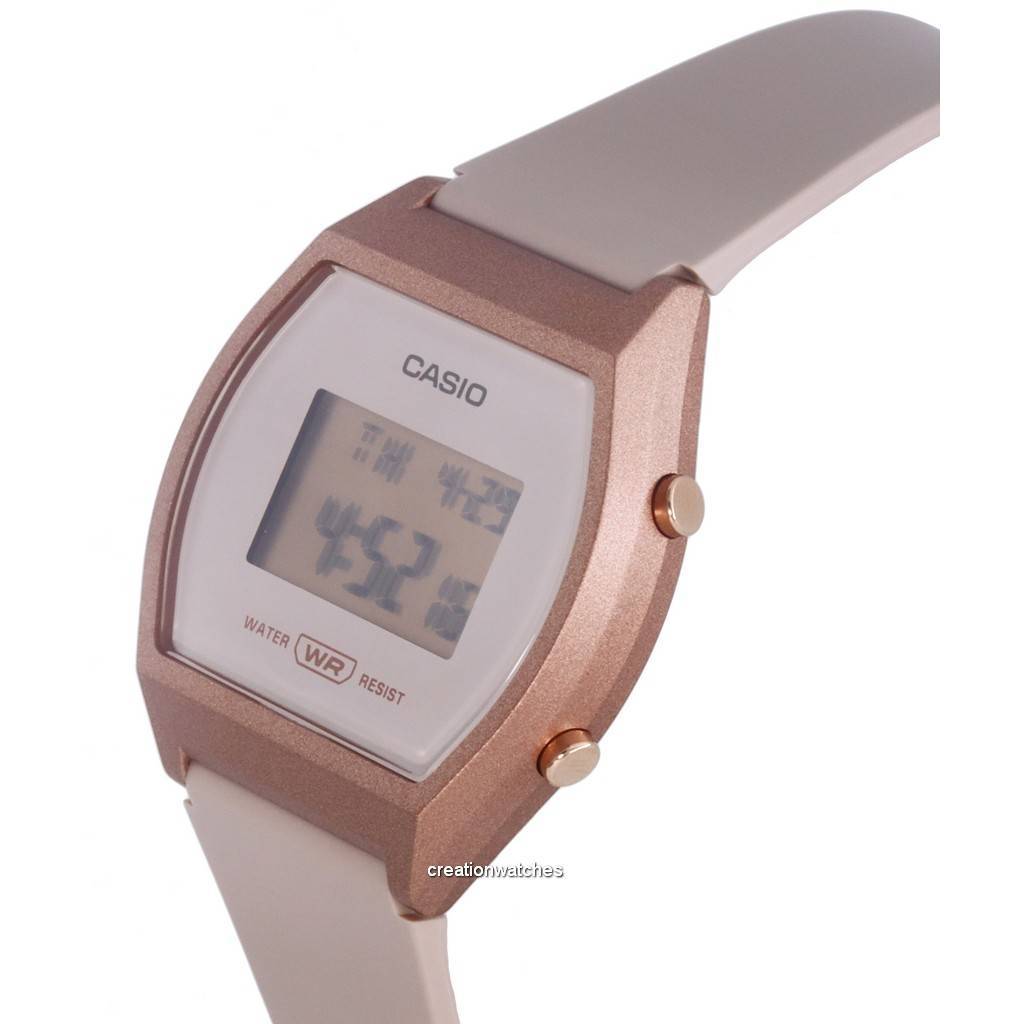 Casio Молодежные цифровые женские часы LW-204-4A LW-204-4