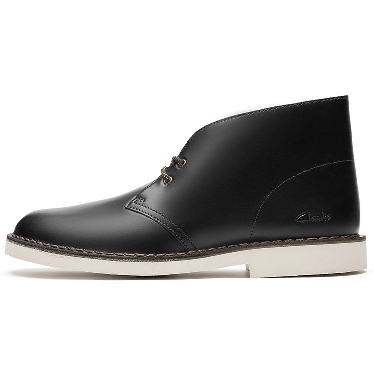 Clarks Desert Cali Модные Дышащие Удобные Ботинки Мартина Мужские ботинки Черные 261613457