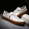 Новая мужская обувь Кожа Роскошные Белые Кроссовки Модные Удобные Повседневные Толстая Подошва Оксфорды Дизайн Мокасины Мужские