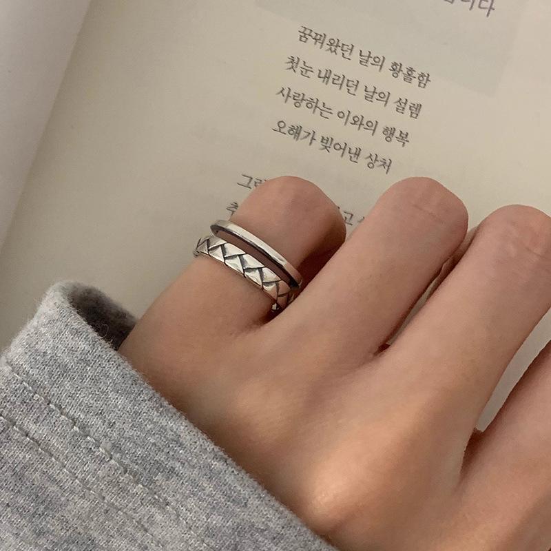 Коллекция женских винтажных регулируемых колец на мизинец - Высококлассные, штабелируемые, в холодном стиле