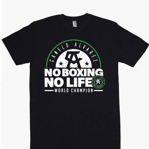 Канело Альварес No Boxing No Life Чемпион Мира Футболка S-5XL Новая 2023 Унисекс Футболка