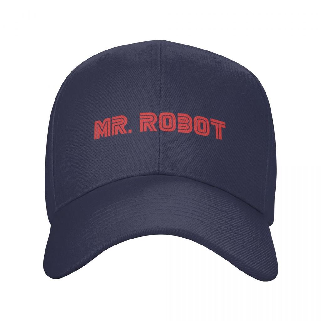Classic Mr Robot Logo Baseball Cap for Unisex Women Personalized Adjustable Adult FSociety Hacker Dad Hat Hip Hop Snapback Caps