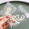 10pcs Small Plastic Bags, Mini Bags, Transparent Plastic Jewelry Zipper Bags, Reusable Plastic Bags for Modern Transparent Portable Home Jewelry Bags