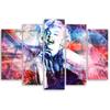 Five Piece Picture Canvas Print Marilyn Monroe