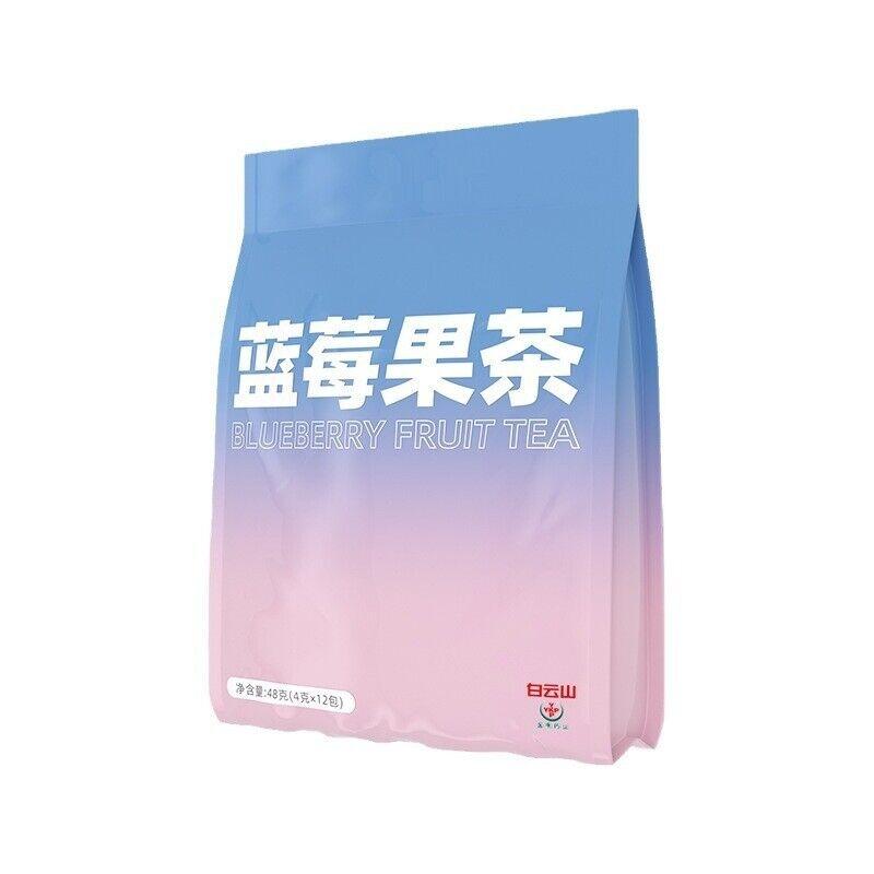 Черничный фруктовый чай Сладкий и фруктовый шелковичный чай с жасмином и цветком богини в пакетиках