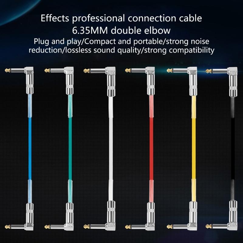 Guitar Effect Pedal Cables Low Noise and Good Quality Guitar Effect Pedals Plugs