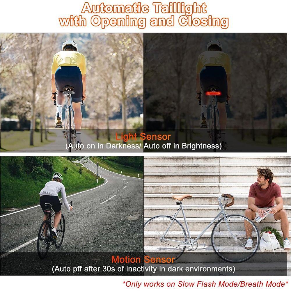 Со стоп-сигналами умный велосипедный задний фонарь противоугонный предупреждающий велосипедный фонарь задний фонарь
