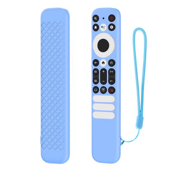Silicone Remote Case Anti-Slip Protective Controller Sleeve 360 Degree Protection Shockproof Remote Control Case for TCL RC902V/802NU1
