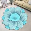 Baby Crawl Special-shaped Flower Carpet Peony Pastoral Blanket 60x60cm Magnolia Door Gasket Living Room Tea Table Bedside