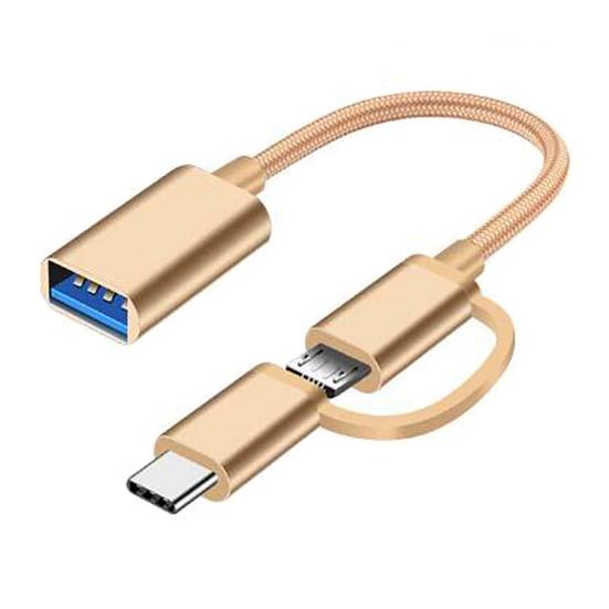 Высококачественный кабель-адаптер Mini Plug Play USB Type-C Micro USB, кабель-конвертер Mini OTG для быстрой передачи данных