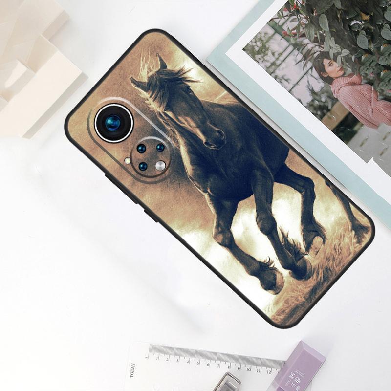 Чехол Magic 8 Pro 6 7 Lite для Honor 200 400 50 70 90 X8c X8b X9a X9b X9c X9d Win RT с изображением Бегущих за Честь Лошадей