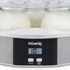 Yaourtière HKOENIG - ELY70 - Capacité 7 pots de 160ml - Programmable jusqu'à 15h - 15W