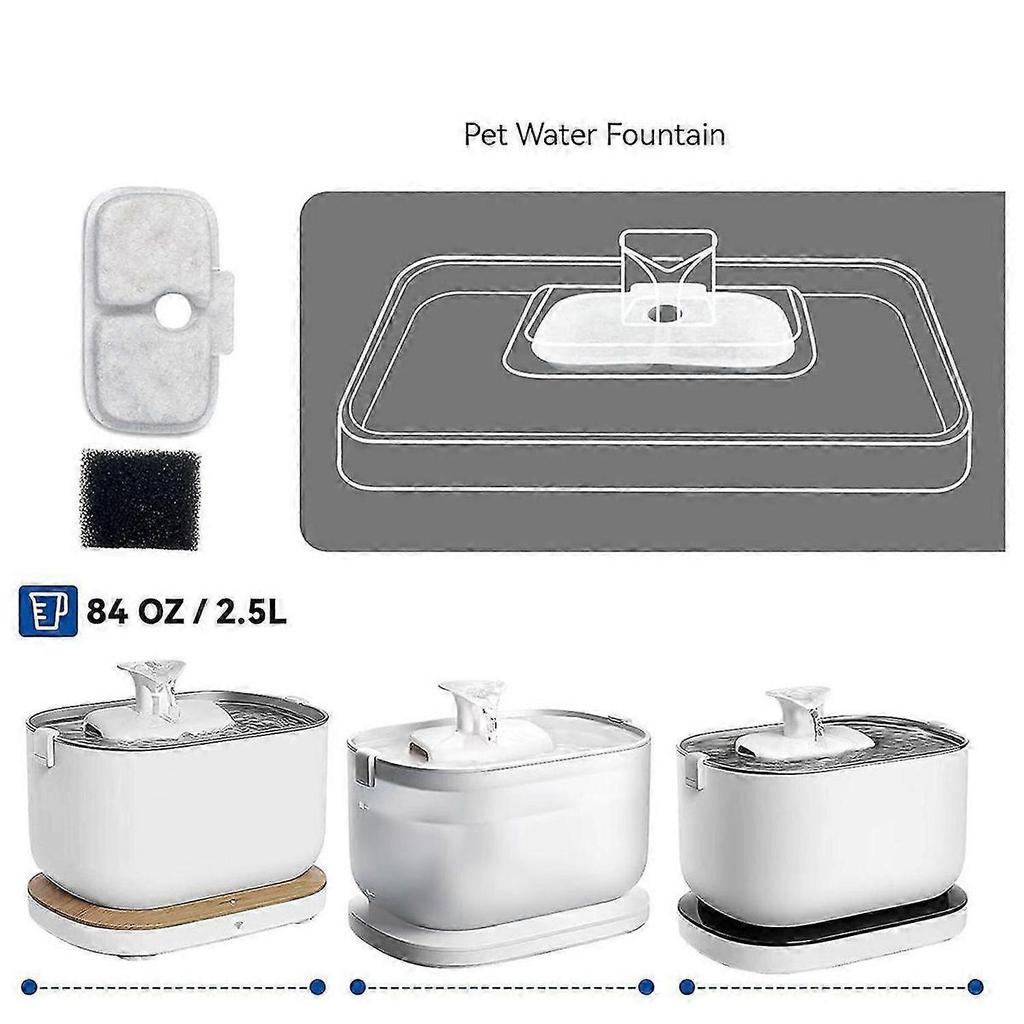 20 Set Filters Replacement, for Cat Water Fountain for Cat Water Fountain PLWF005 PLWF115 PLWF105