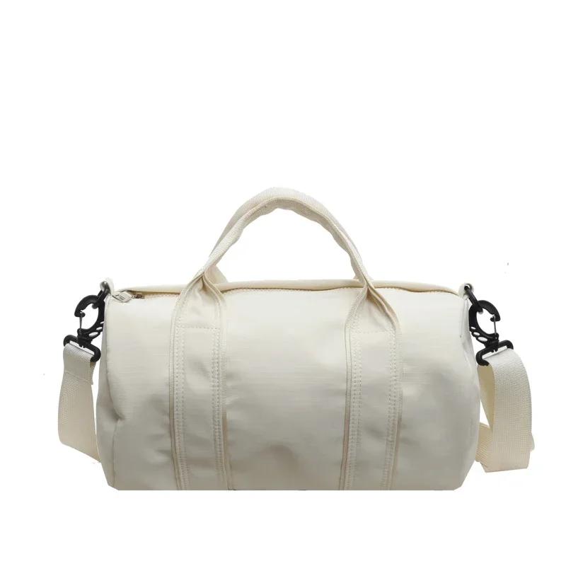 Повседневная сумка на плечо с застежкой-молнией, большая вместимость, универсальная дорожная сумка, однотонная, мягкая, маятниковая, кроссбоди, высокое качество