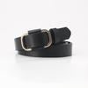 Womens Adjustable Faux Leather Belt For Casual And Office Wear With Smooth Buckle