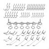 50Pcs Pegboard Hooks Assortment Peg Board Organizer Accessories Kit
