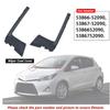 Для Toyota Yaris 2012-2014 53867-52090, 53866-52090 Накладки на переднюю панель стеклоочистителей