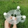 1/3/6/9-Pcs Windproof Badminton Balls - Durable Plastic Training Shuttlecocks Nylon Balls for Outdoor Practice