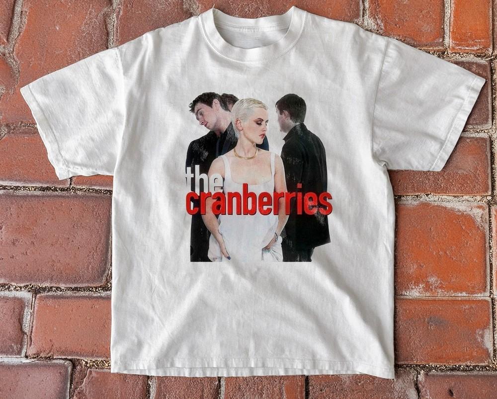 The Cranberries 90s Alternative Rock Band TShirt White Cotton Tshirt