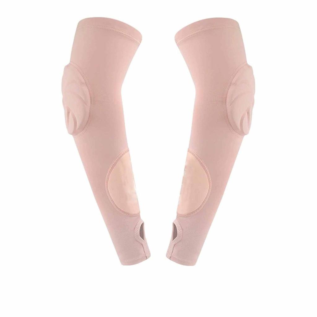 Толстый налокотник для волейбола - Защитный рукав от столкновений, Эластичный спортивный налокотник, Защита пальцев, локтей, запястий для тренировок и соревнований