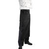 Long-Sized Apron for Commercial and Home Use (Black) - Restaurant, Kitchen, Chef, Unisex, Work, Home, and Commercial Use, Solid Color, Super Water-Rep