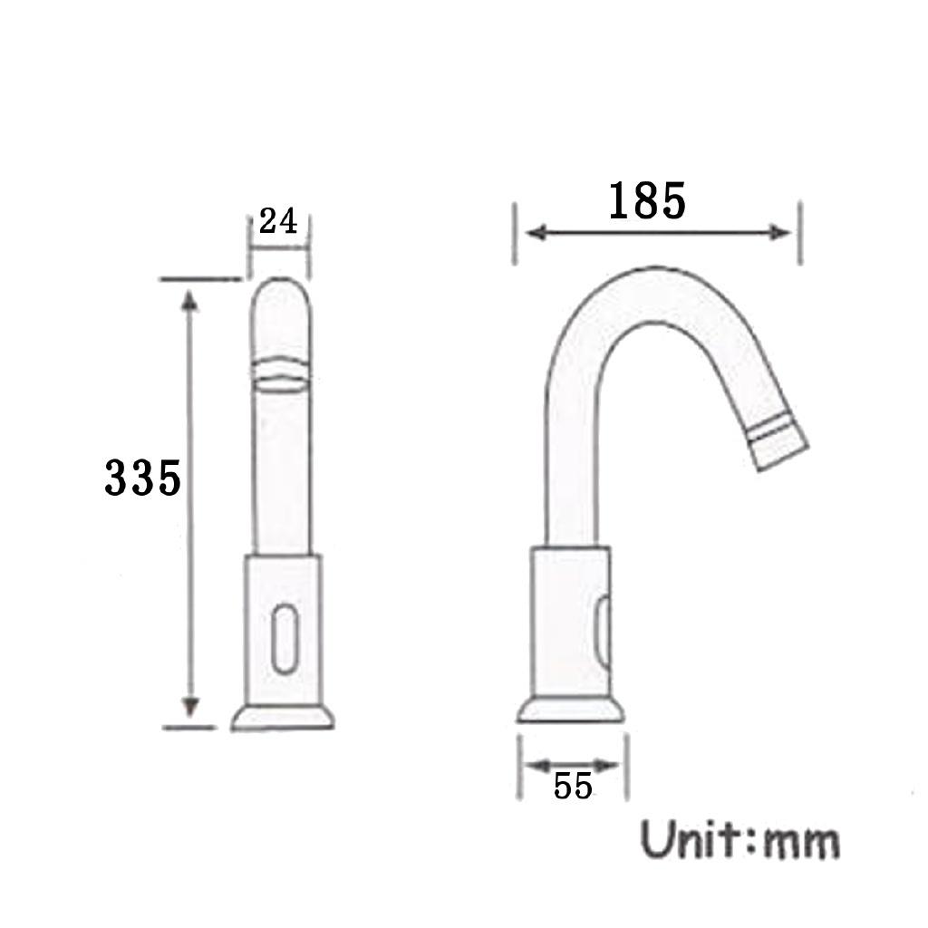 AC.220V Электронный Автоматический Сенсорный Контроль Кухонный Водопроводный Кран Инфракрасный Современный Смеситель для Раковины в Ванной Комнате Сенсорный Кран Руки Тактильный
