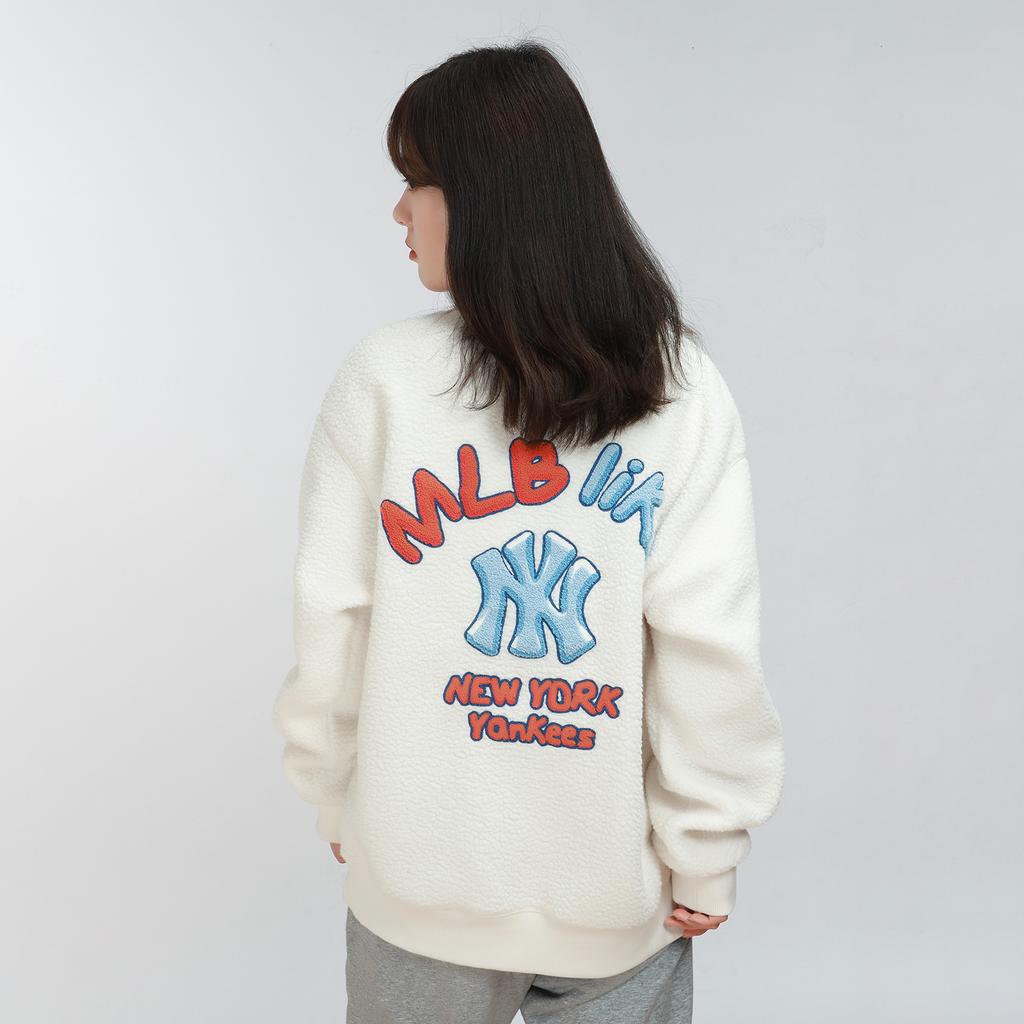 New MLB Sweatshirts Unisex Cream 3AMTF5316-50CRS