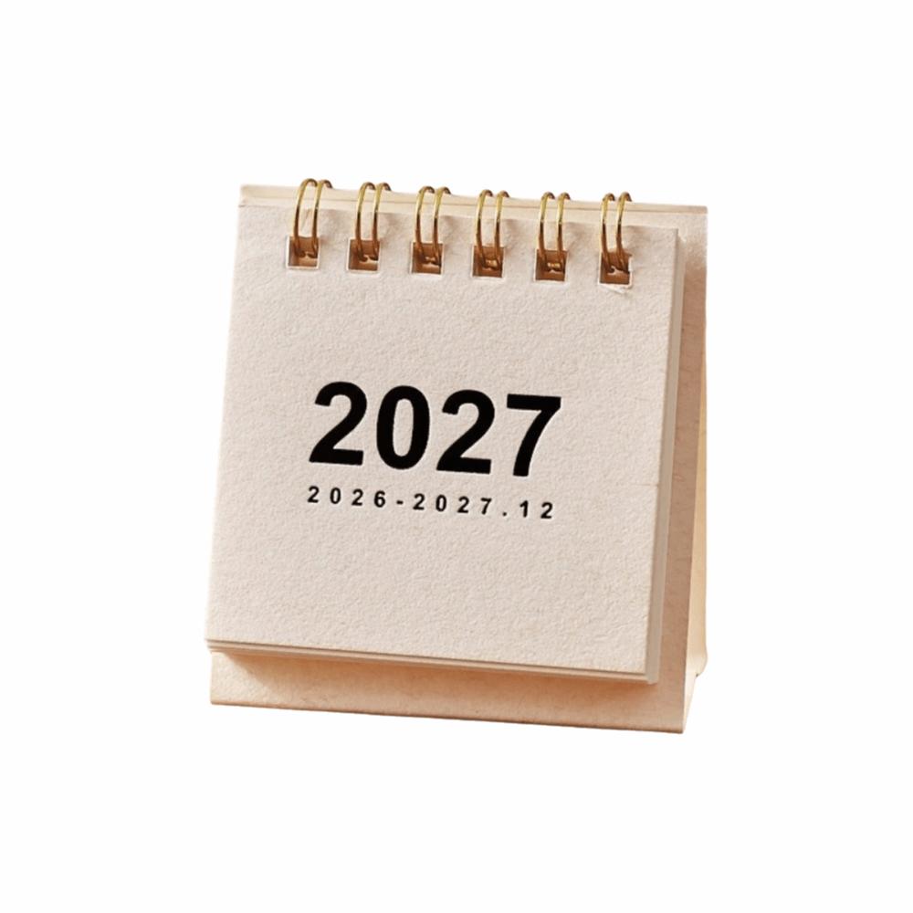 Standing Base 2027 Desk Calendar Mini Flip Calendar New Mini Calendar Daily Planning