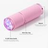 Nail Flashlight High Efficient Quick Drying Compact LED Gel Curing Small UV Currency