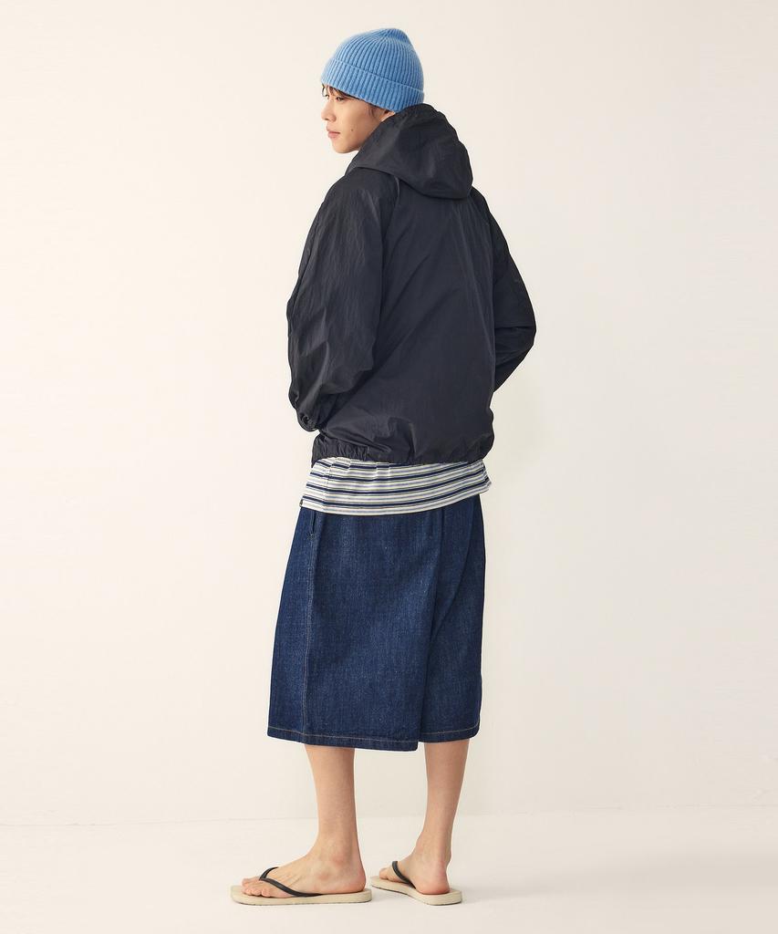 Studio Tomboy [Men] Big Pocket Detail Light Hooded Jumper_Black 91M6213211