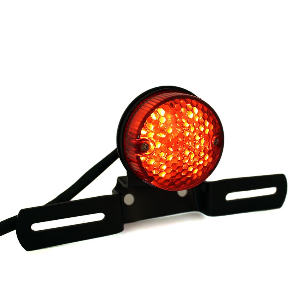 Высокое качество 12 В, держатель номерного знака мотоцикла, стоп-сигнал, универсальный красный объектив для мотоцикла, лампа на заказ