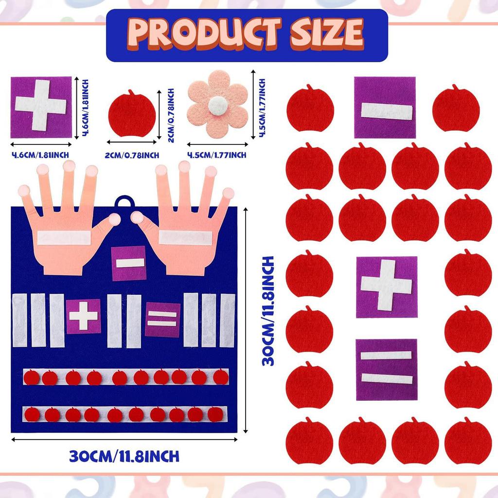 DIY Felt Finger Learning Board: Early Education Puzzle with Facial Features & Expressions for Kids