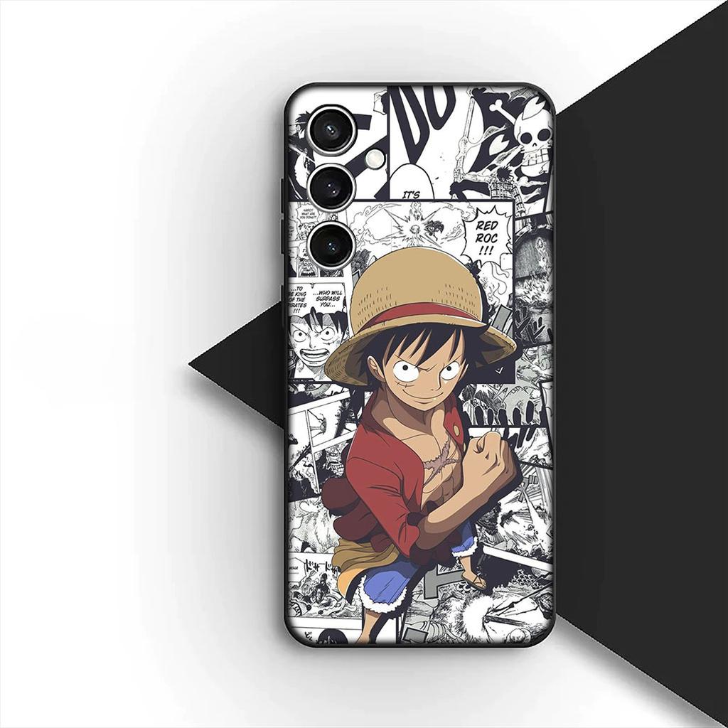 Cover for Samsung Galaxy S24 S25 S23 FE Ultra Plus S7 Edge S25+ S23+ A56 5G Casing Phone Case Boa Hancock One Luffy Pieces