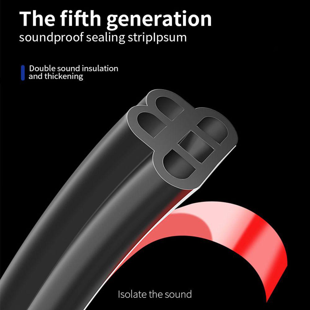 Double Layer Protector Windshield Weatherstrip Car Door Seal Strip Trunk Sealer Noise Insulation