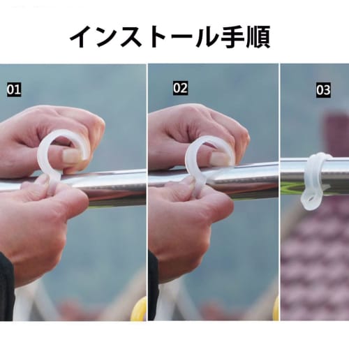 Winuin Windproof Hanger Catches, Anti-Slip Hanger Stoppers (50-Pack) for Clothes Drying Pole, Anti-Laundry Hooks, Anti-Slip, Anti-Fall Protection (Tra